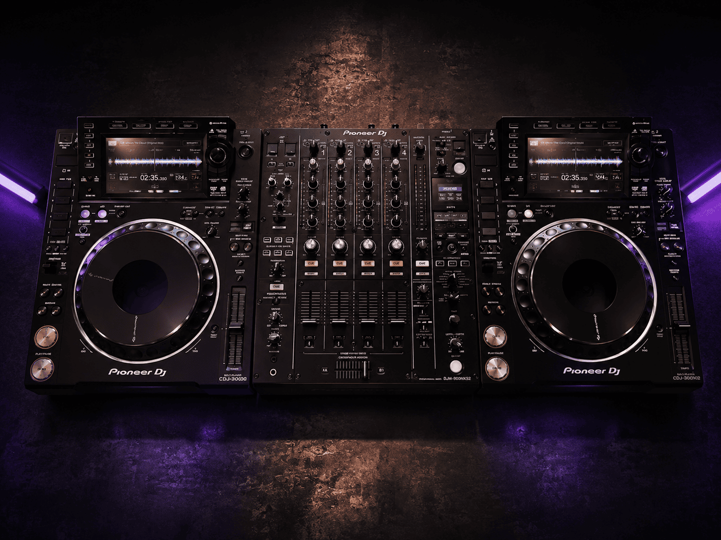 CDJ-2000NXS2 + Mixer 4-Channel